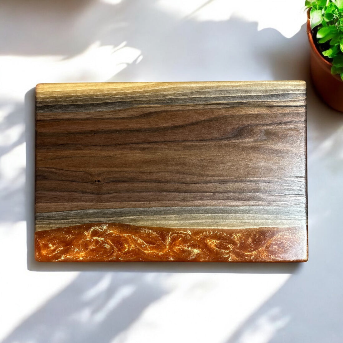 Luxe Copper Resin Serving Board