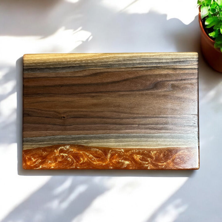 Luxe Copper Resin Serving Board