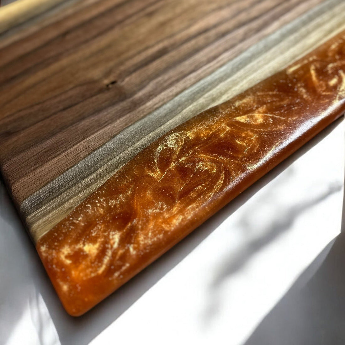 Luxe Copper Resin Serving Board