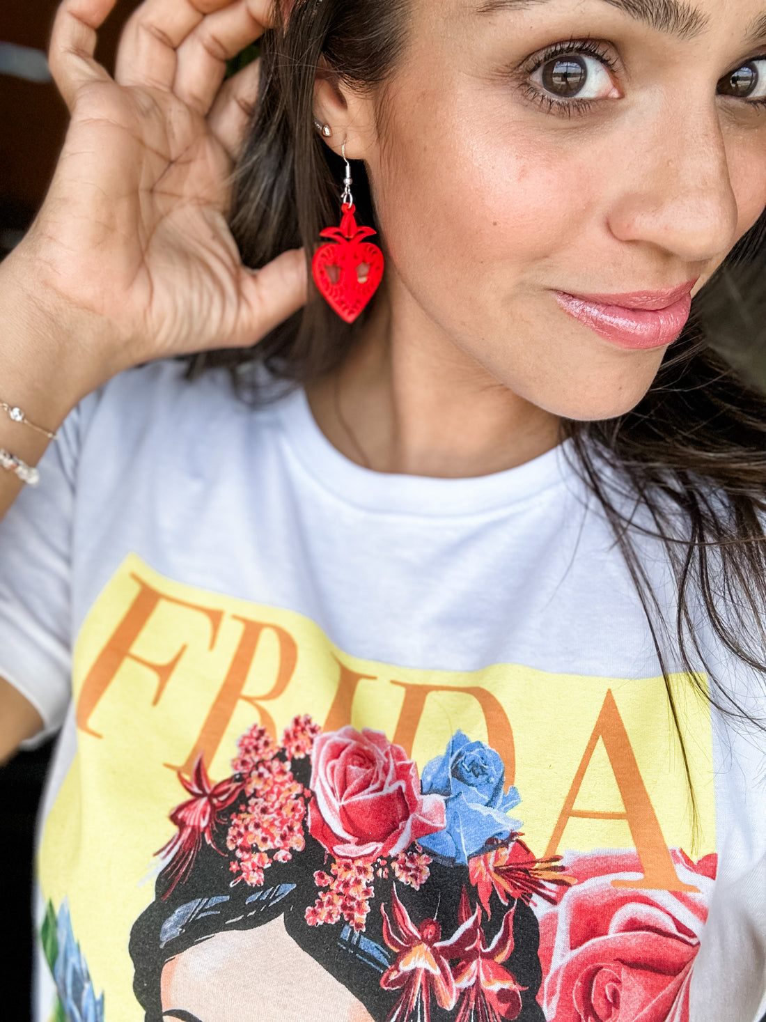 Frida Heart Earrings