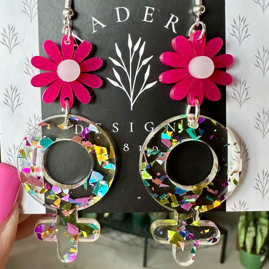 Feminism Woman Symbol Earrings